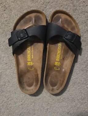 Birkenstock Black Madrid Sandals